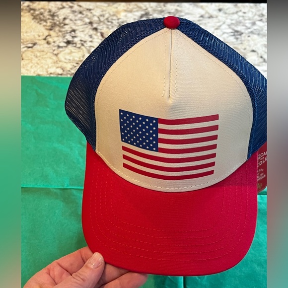 NEW American Needle Sinclair USA American Flag Cotton/Mesh Baseball Hat - Picture 9 of 9